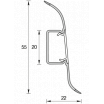 Плинтус Ideal Дуб оливье IDL220