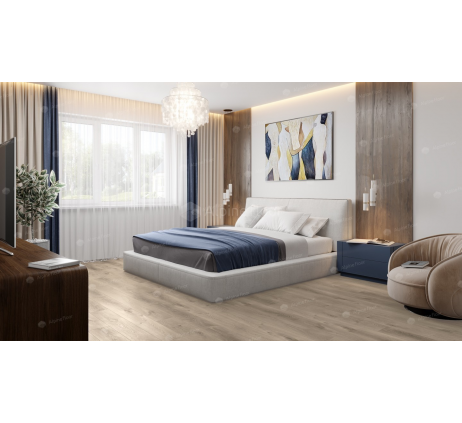 Кварц-виниловая плитка Alpine Floor Дуб Натуральный Отбеленный ЕСО 7-5