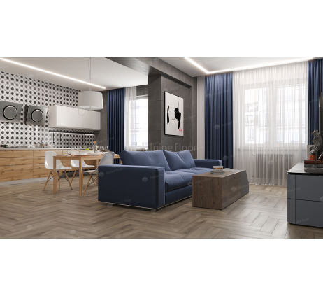 Кварц-виниловая плитка Alpine Floor Дуб Исида ECO 13-15