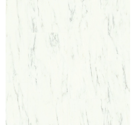 Виниловая плитка Quick-Step Мрамор каррарский белый AMGP 40136