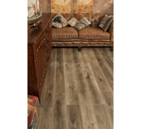 Кварц-виниловая плитка Alpine Floor Дуб Коричневый ЕСО 7-9