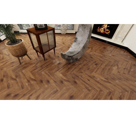Ламинат Alpine Floor Herringbone 12 Дуб Умбрия LF105-11